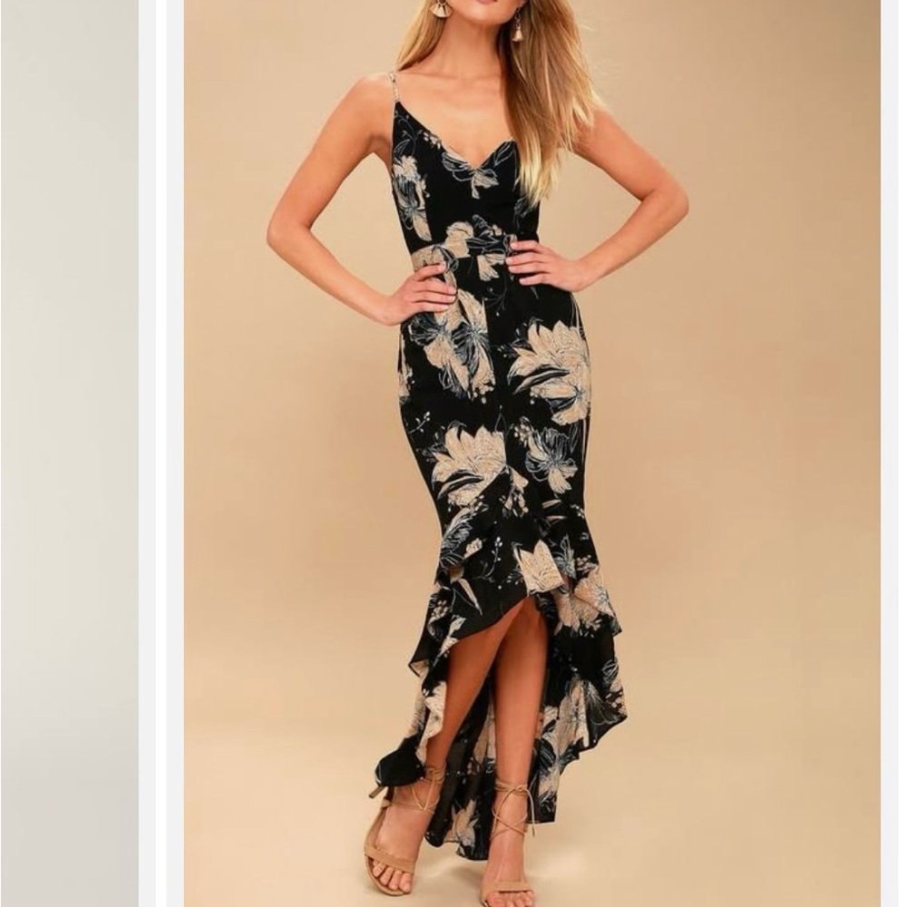 LULUS High Low Maxi dress